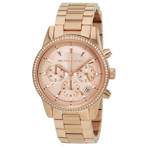 michael kors ritz watch rose